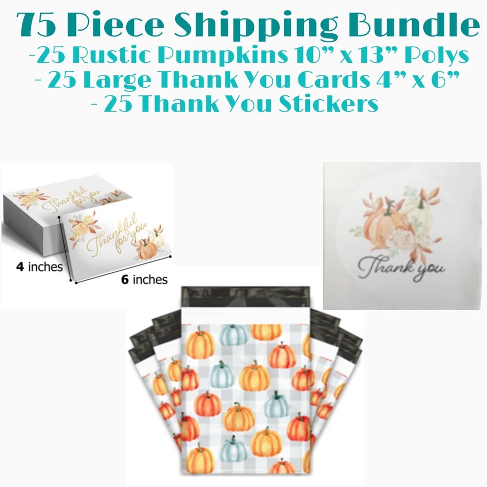 BUY NOW 75 Piece Shipping Bundle Set - Pumpkin